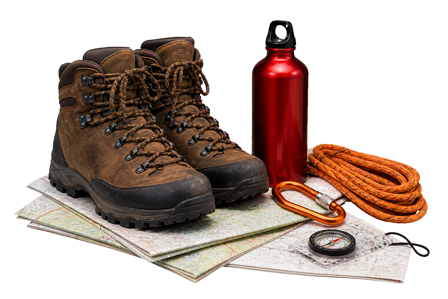 Botas y equipo de trekking
